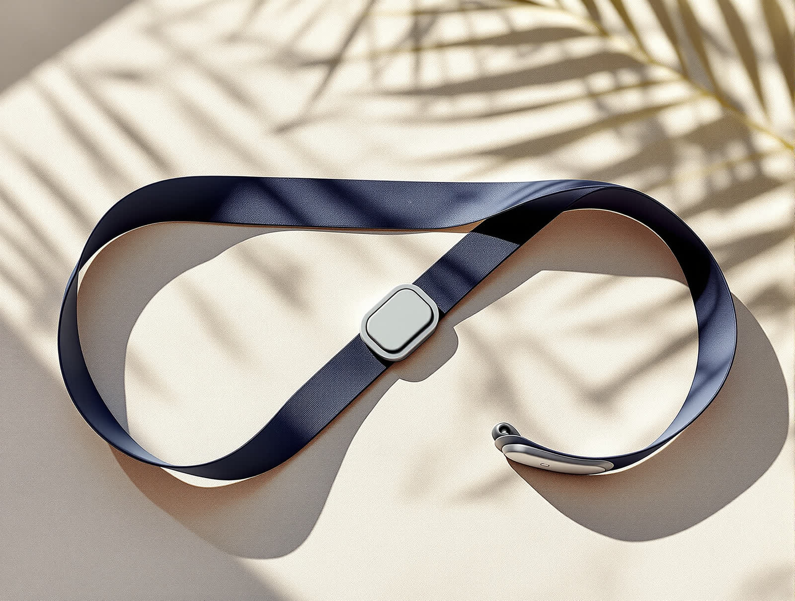 The MindScape chest monitor strap and its sensor pod