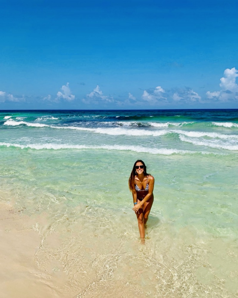 Patient in recovery room with ocean view