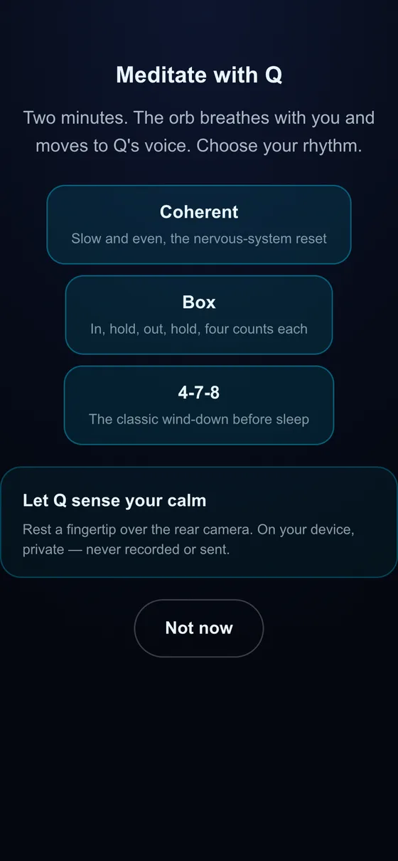 MindScape app — Q Breathe