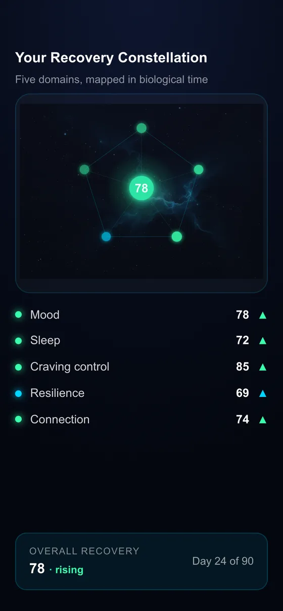 MindScape app — Recovery Constellation